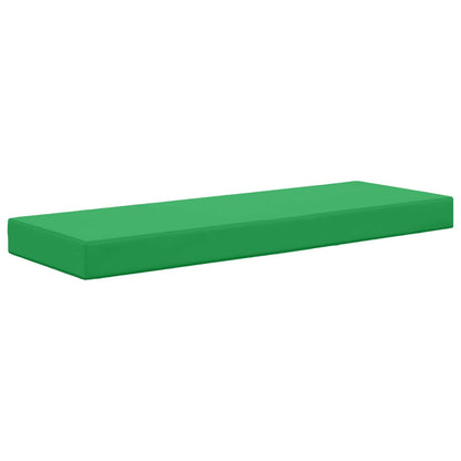 Cuscino da Sedia Esterno Verde 111,5 x 40 x 8 cm