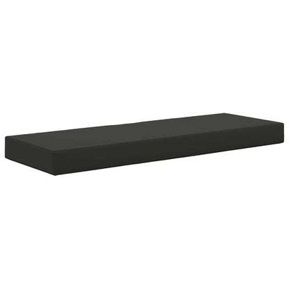 Cuscino da Sedia Esterno Nero 111,5 x 40 x 8 cm 100% Poliestere