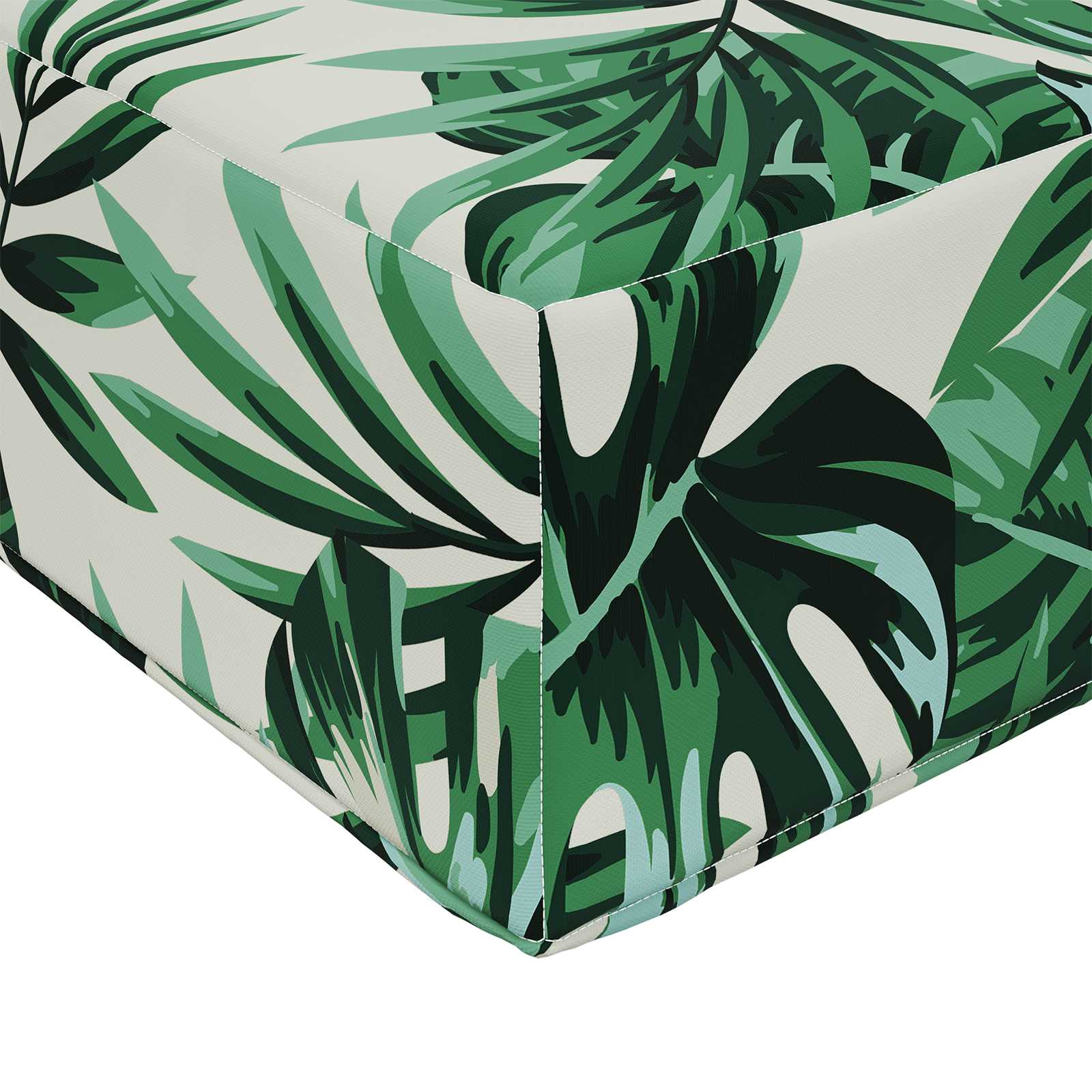 Cuscino da Sedia Esterno Fogli tropicali 111,5 x 40 x 8 cm | homemem39