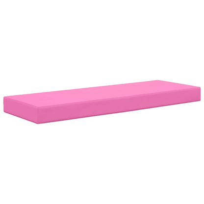Cuscino da Sedia Esterno Rosa 111,5 x 40 x 8 cm 100% Poliestere