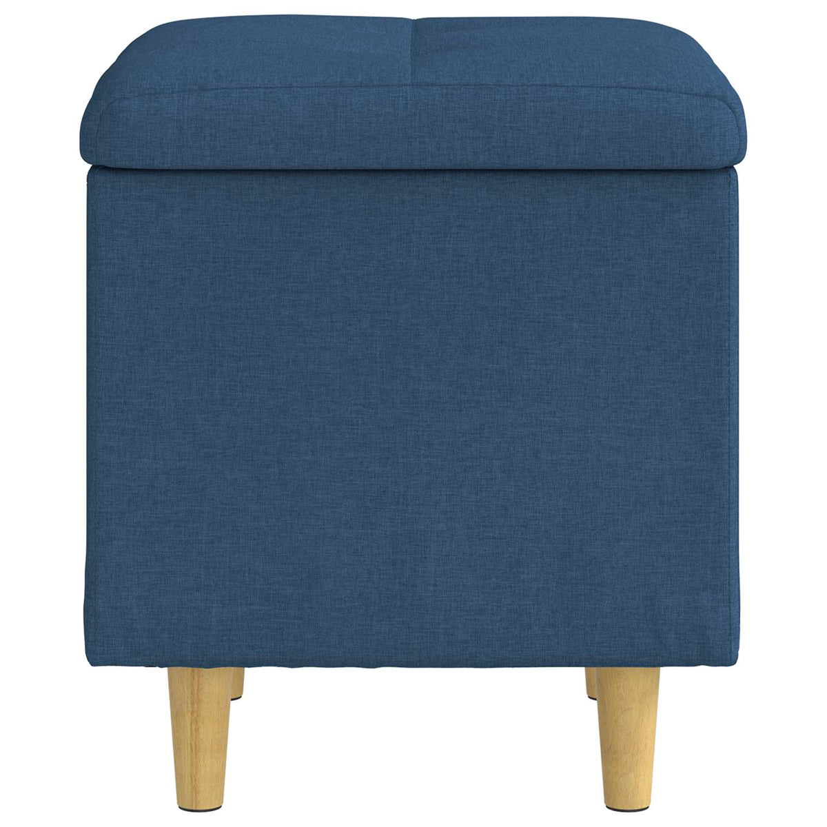 Pouf con Storage Blu 40 x 40 x 45 cm Tessuto | homemem39