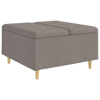Pouf con Storage Talpa 80 x 80 x 45 cm Tessuto | homemem39