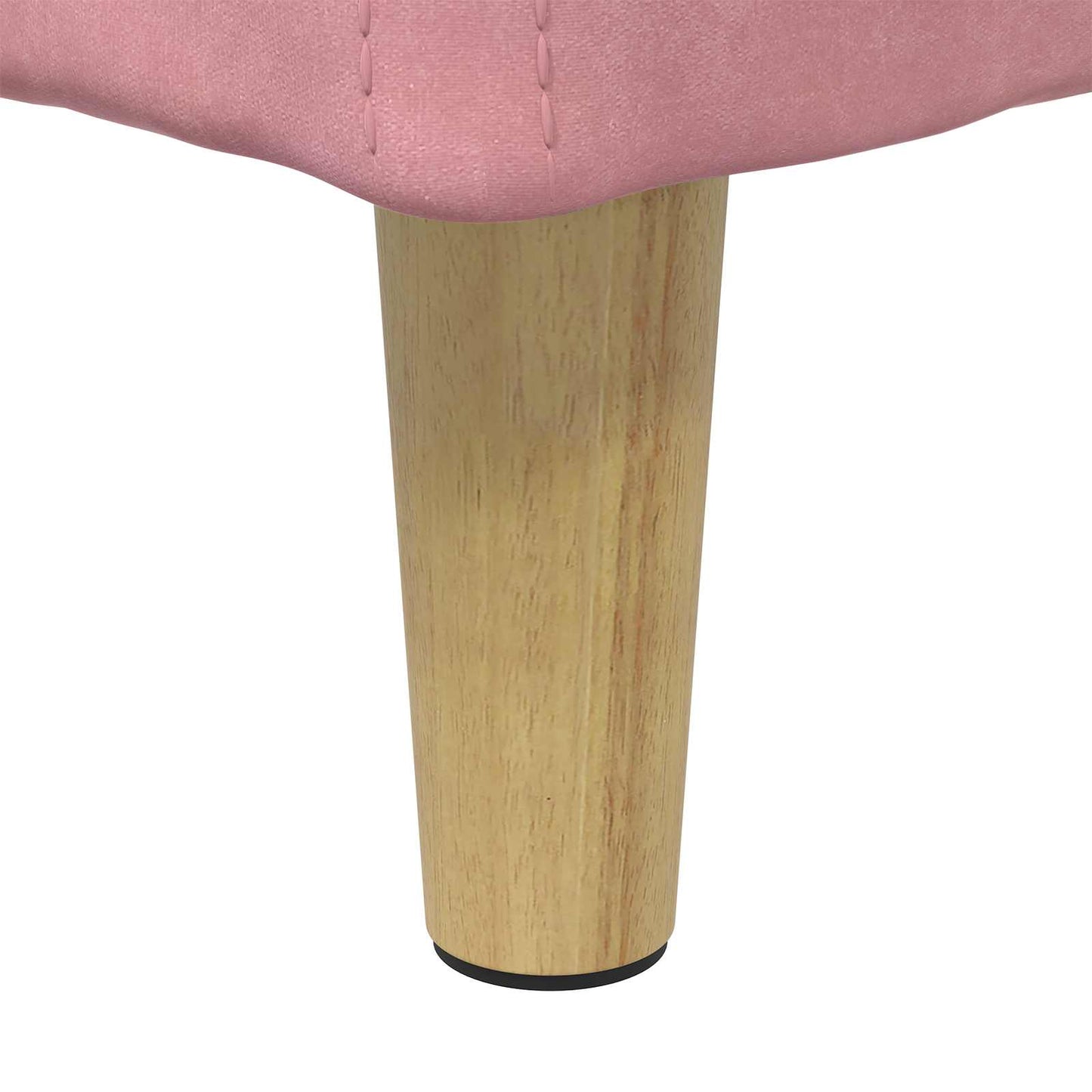 Pouf contenitore con cuscino Rosa 80 x 80 x 45 cm Velluto | homemem39