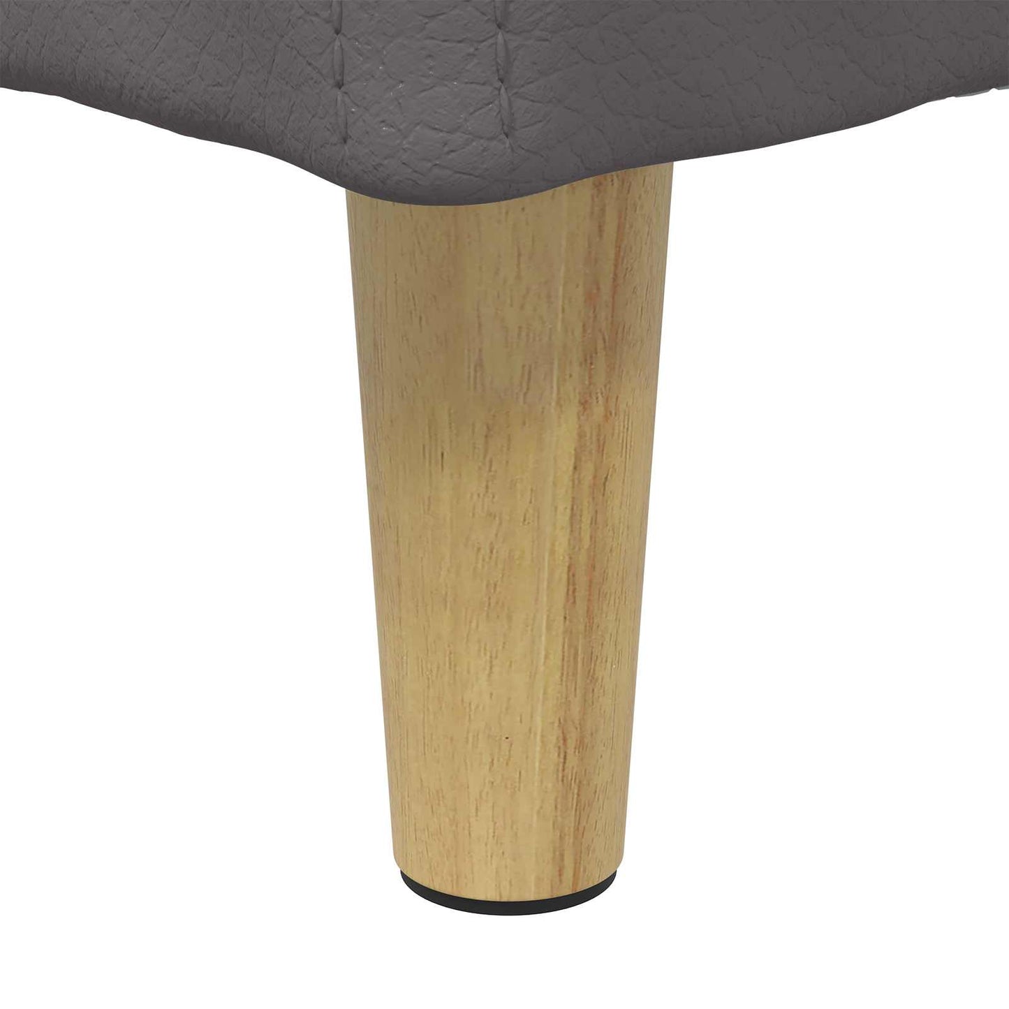 Pouf contenitore Grigio 80 x 80 x 45 cm Pelle sintetica | homemem39