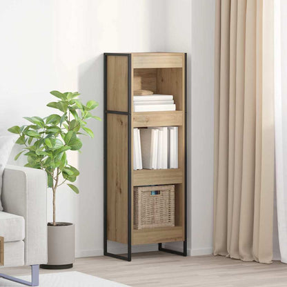 Armadio per Libri Rovere Artigianale 80 x 30 x 155 cm