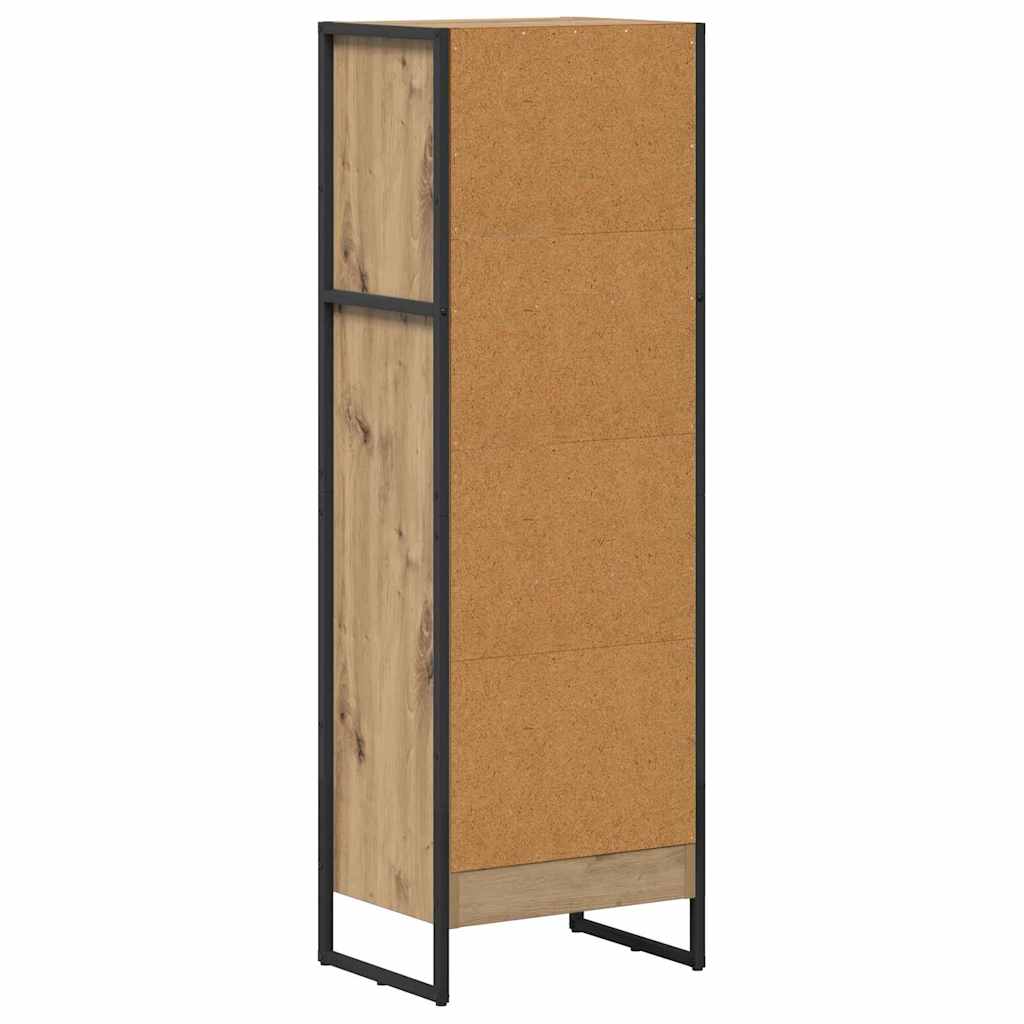 Armadio per Libri Rovere Artigianale 80 x 30 x 155 cm