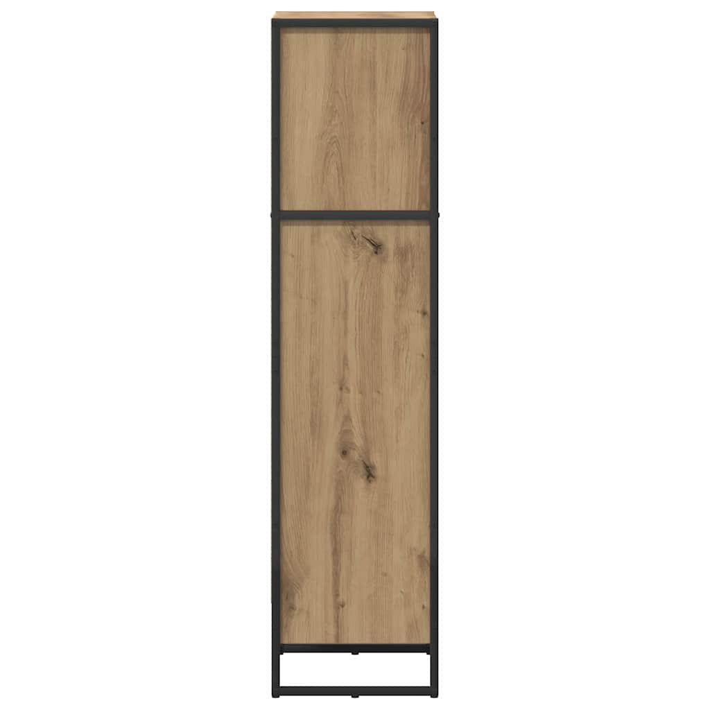 Armadio per Libri Rovere Artigianale 80 x 30 x 155 cm