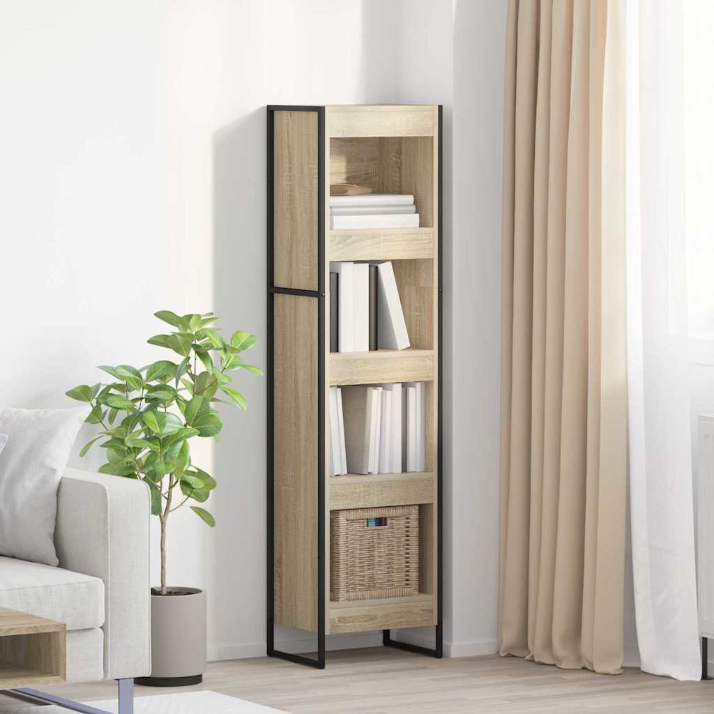 Armadio per Libri Sonoma 80 x 30 x 155 cm Legno multistrato