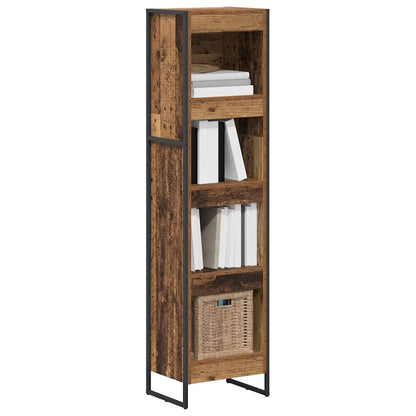 Armadio per Libri Legno vecchio 80 x 30 x 155 cm