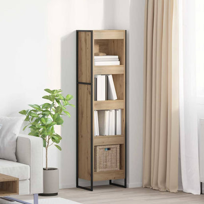 Armadio per Libri Rovere Artigianale 80 x 30 x 155 cm