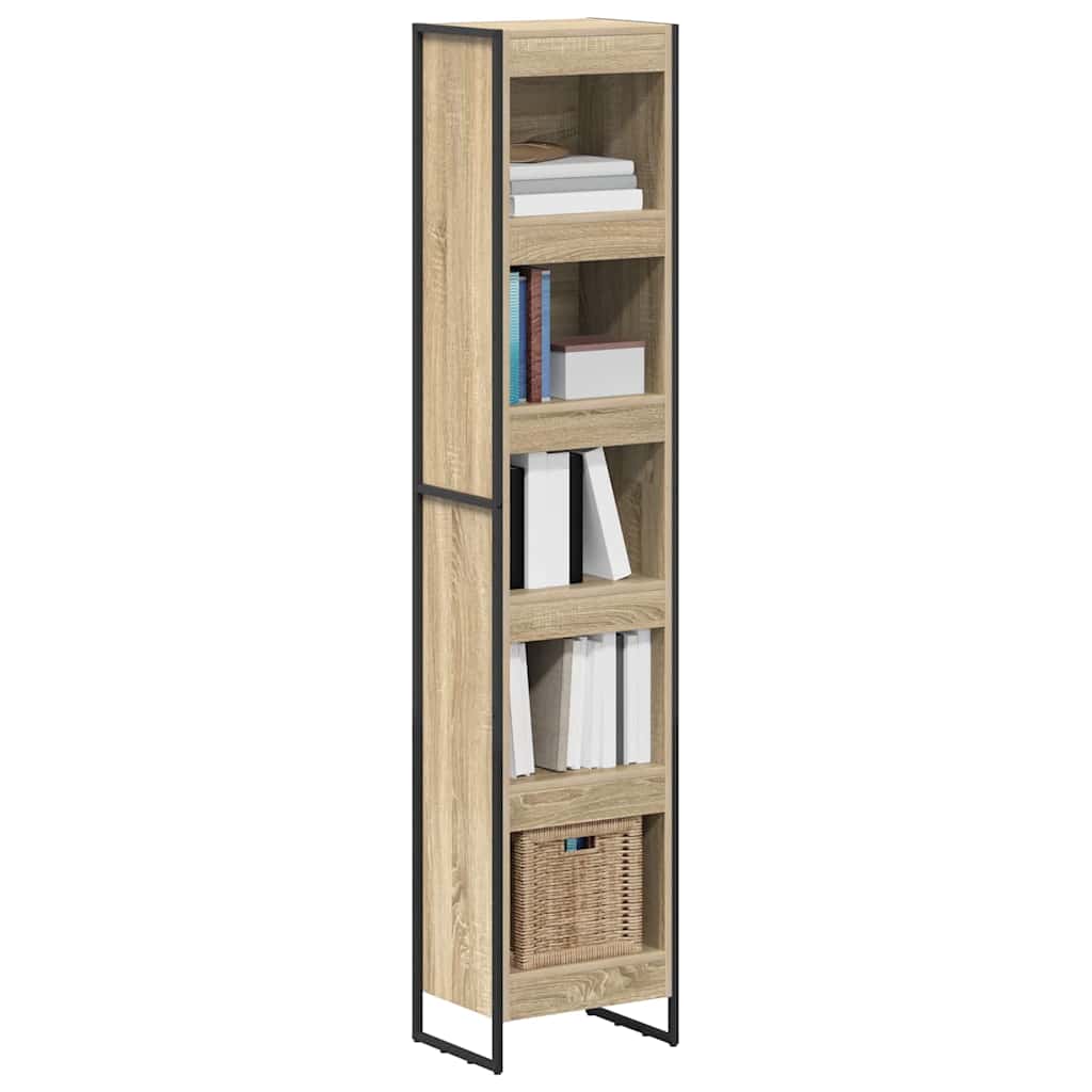 Armadio per Libri Sonoma 80 x 30 x 155 cm Legno multistrato