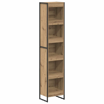 Armadio per Libri Rovere Artigianale 80 x 30 x 155 cm