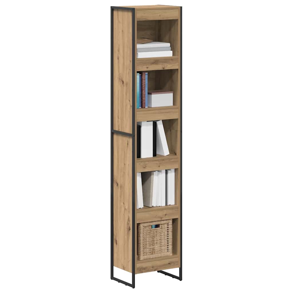 Armadio per Libri Rovere Artigianale 80 x 30 x 155 cm