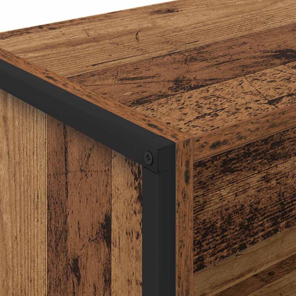 Armadio per Libri Legno vecchio 80 x 30 x 155 cm