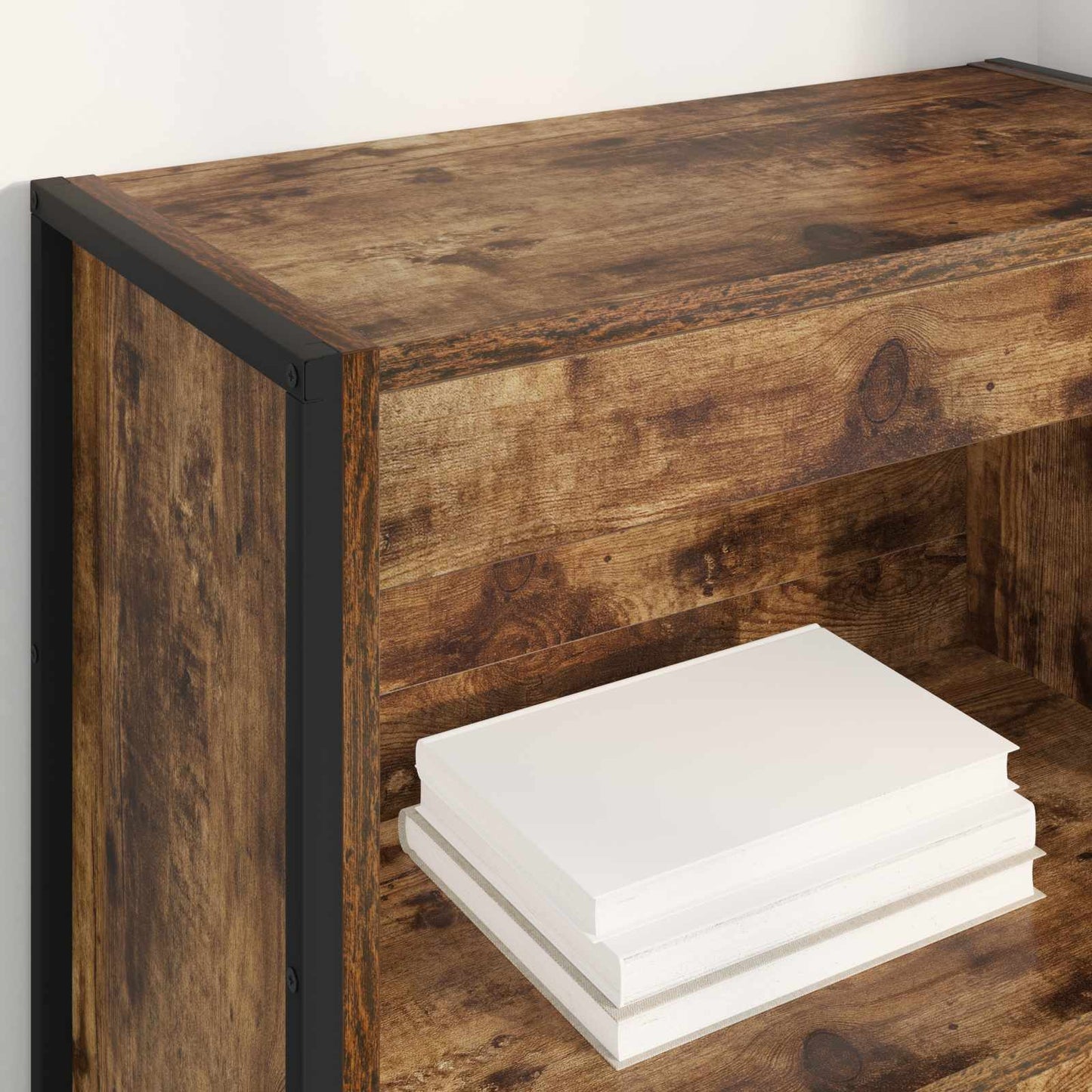 Armadio per Libri Quercia Fumosa 80 x 30 x 155 cm