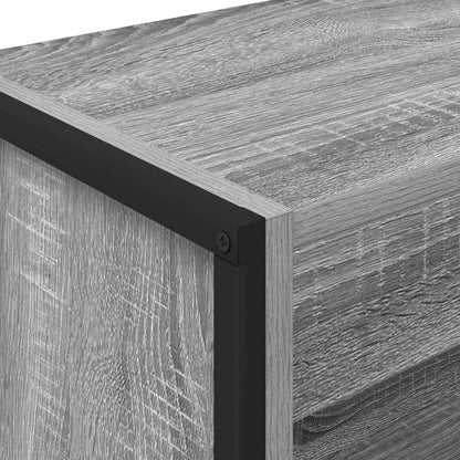 Armadio per Libri Grigio Sonoma 80 x 30 x 155 cm