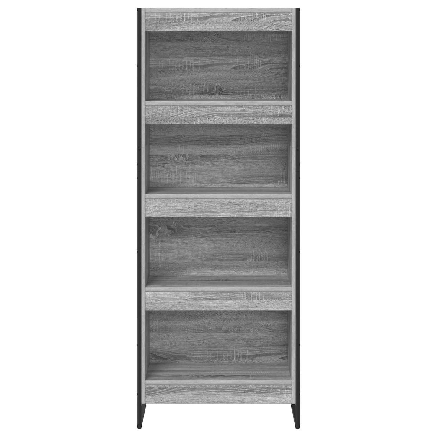 Armadio per Libri Grigio Sonoma 80 x 30 x 155 cm
