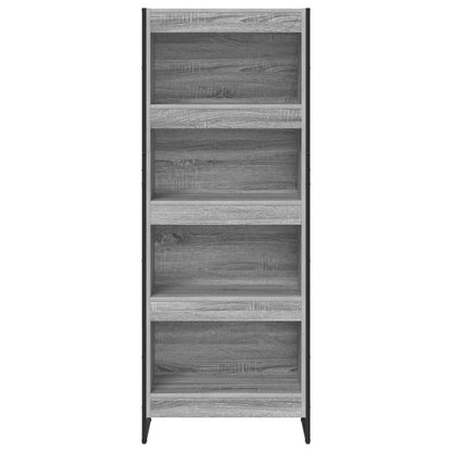 Armadio per Libri Grigio Sonoma 80 x 30 x 155 cm