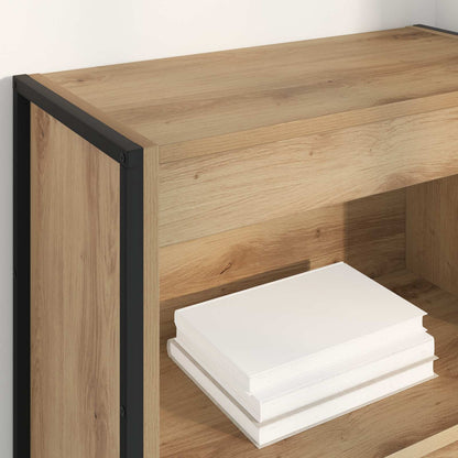 Armadio per Libri Rovere Artigianale 80 x 30 x 155 cm