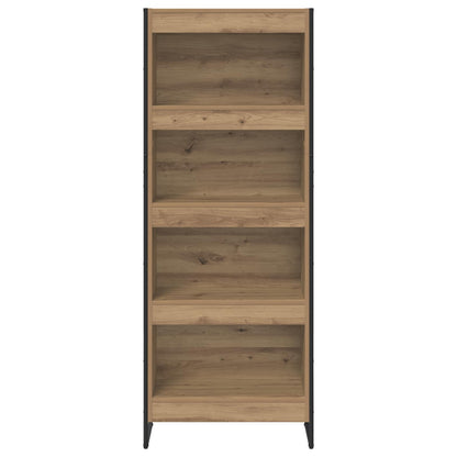 Armadio per Libri Rovere Artigianale 80 x 30 x 155 cm
