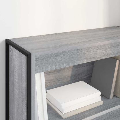 Armadio per Libri Grigio Sonoma 80 x 30 x 155 cm