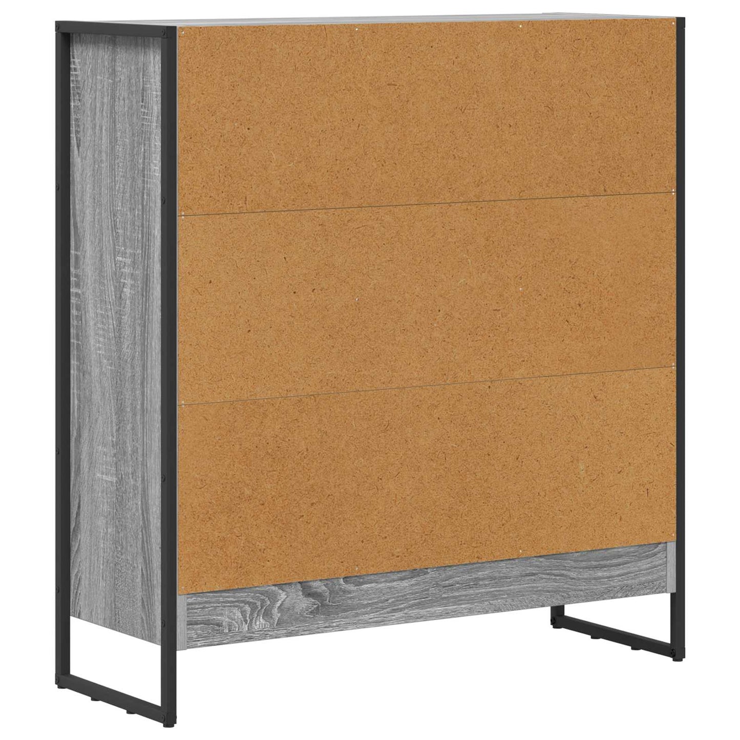Armadio per Libri Grigio Sonoma 80 x 30 x 155 cm