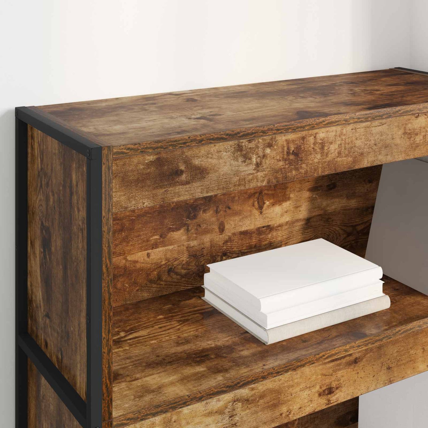 Armadio per Libri Quercia Fumosa 80 x 30 x 155 cm