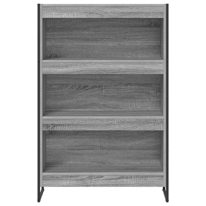 Armadio per Libri Grigio Sonoma 80 x 30 x 155 cm