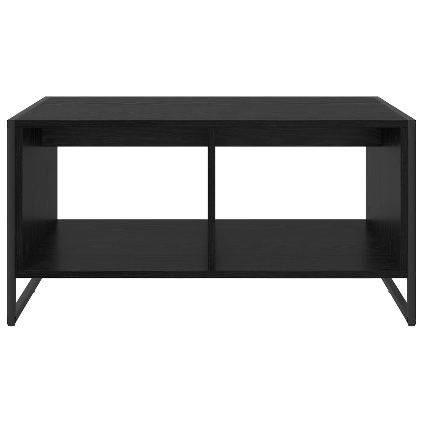 Tavolino da salotto Rovere Nero 80 x 50 x 40 cm