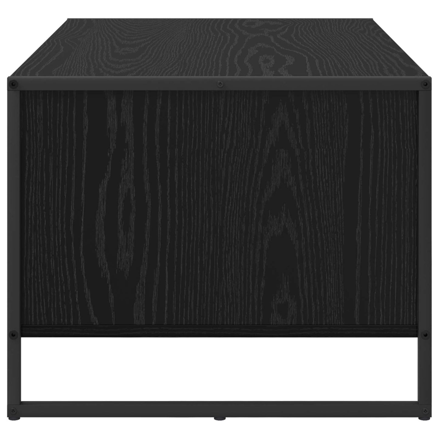 Tavolino da salotto Rovere Nero 80 x 50 x 40 cm