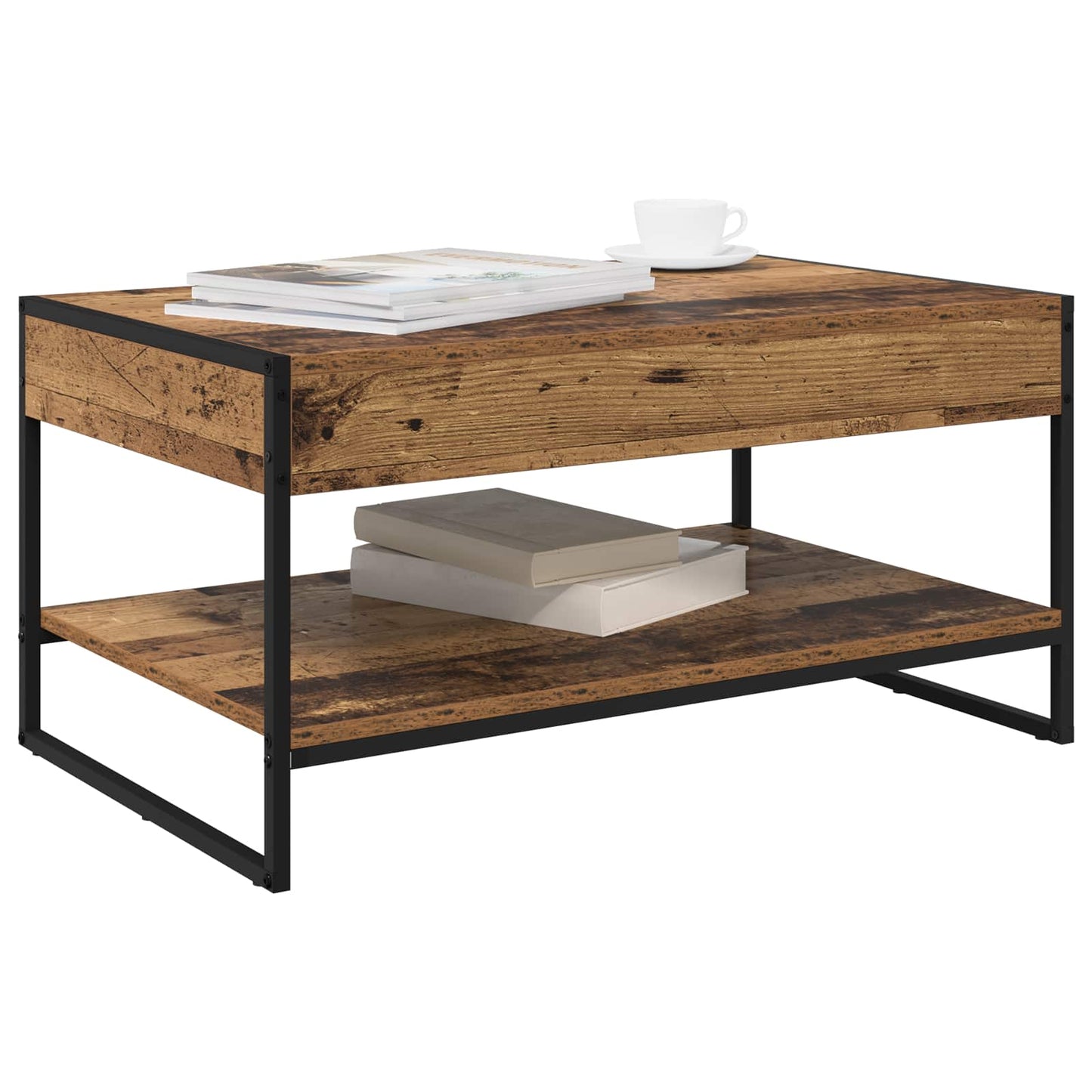 Tavolino da salotto Legno vecchio 80 x 50 x 40 cm