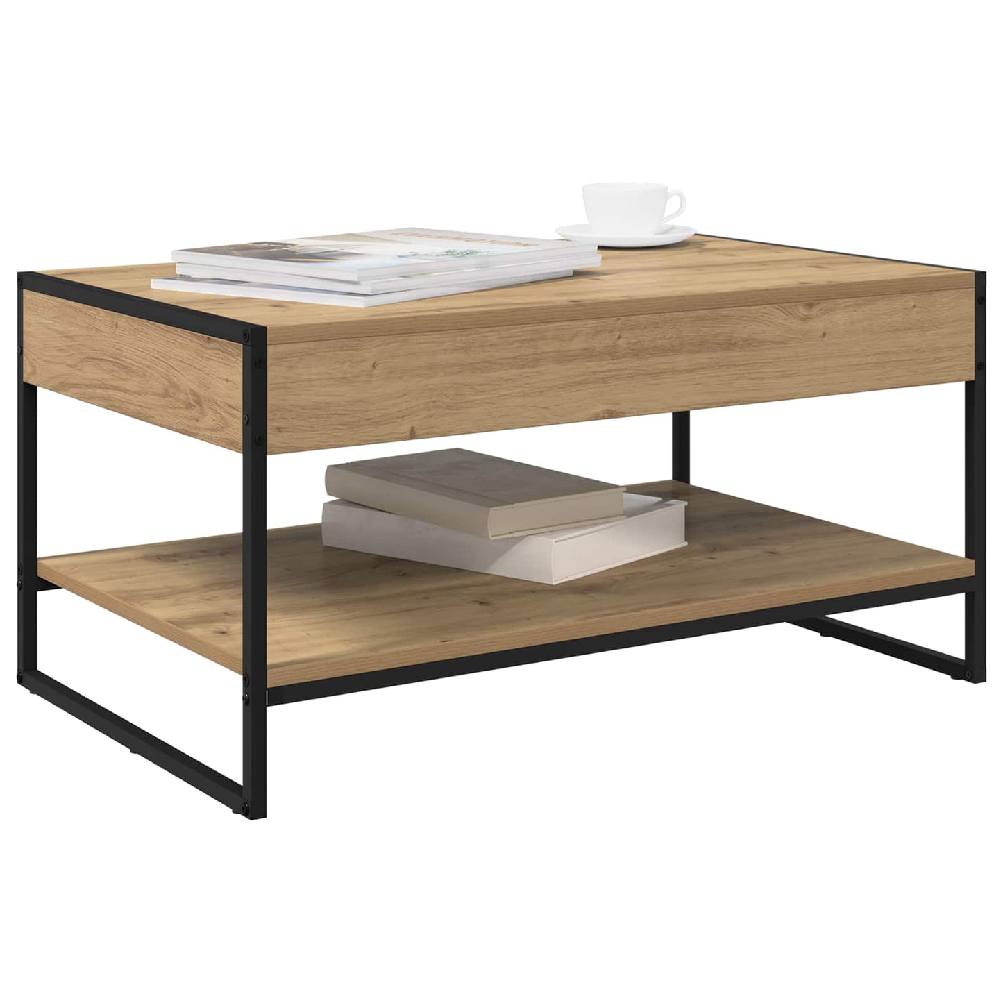 Tavolino da salotto Rovere Artigianale 80 x 50 x 40 cm