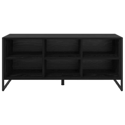 Mobile per scarpe Rovere Nero 60 x 35 x 44 cm Legno multistrato