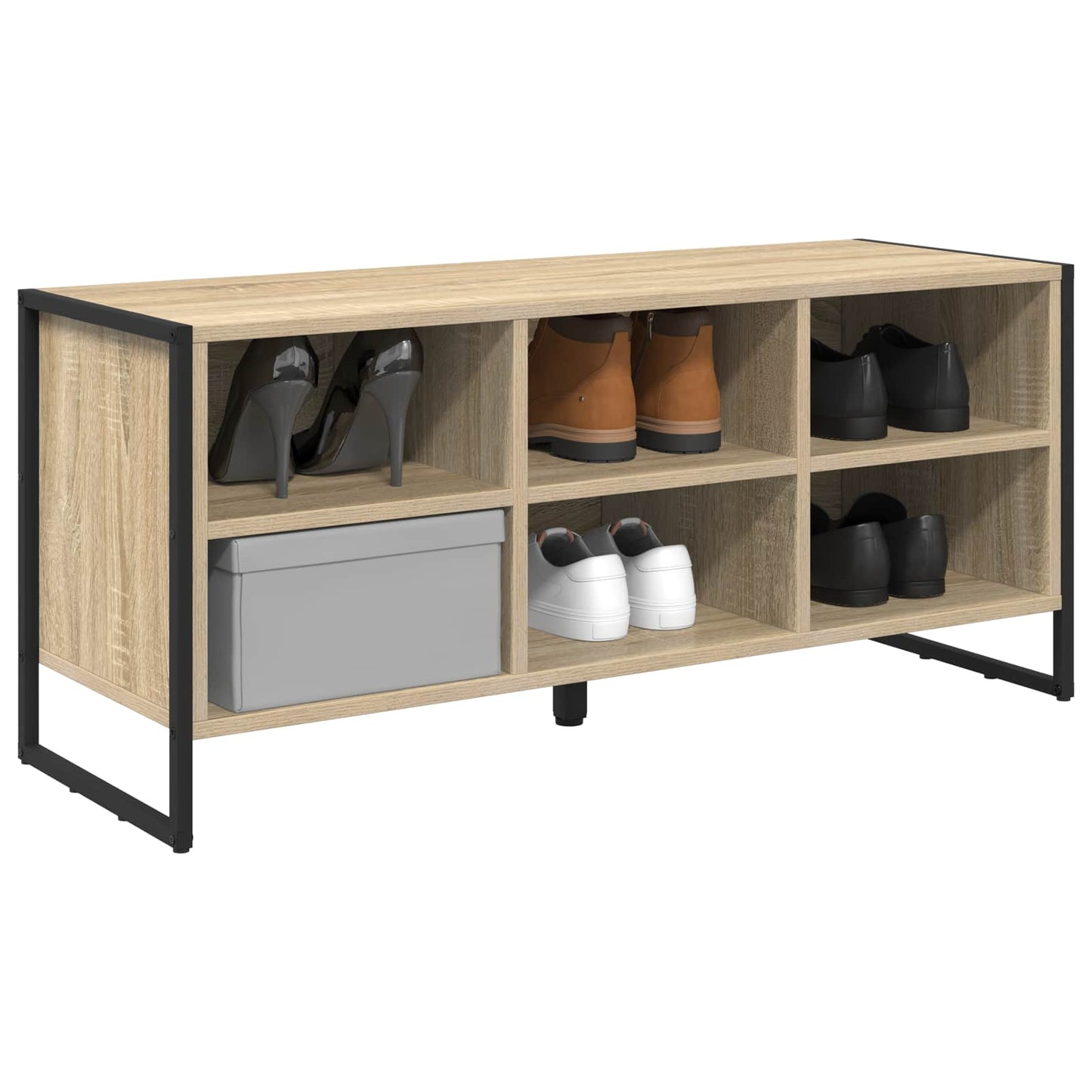 Mobile per scarpe Sonoma 60 x 35 x 44 cm Legno multistrato