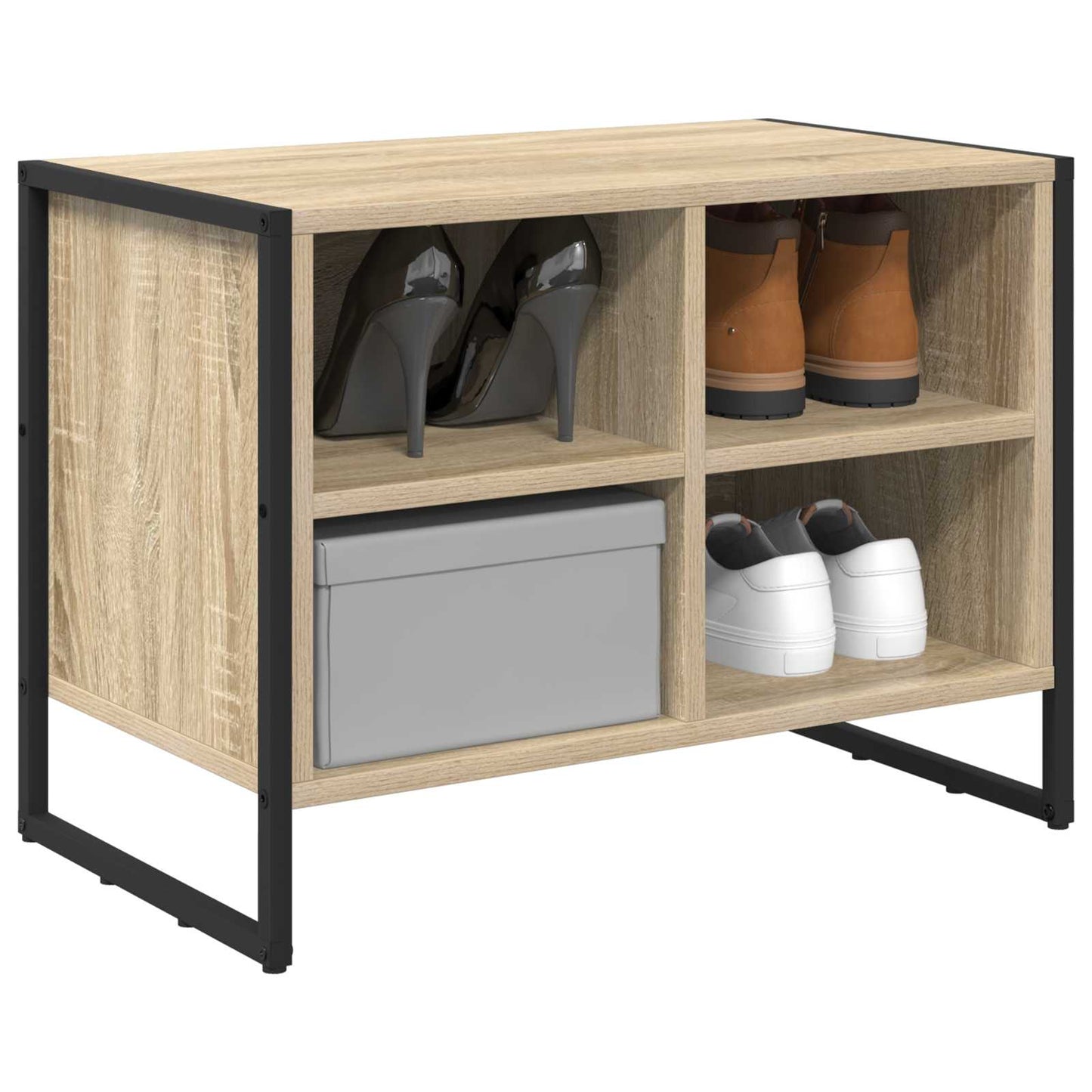 Mobile per scarpe Sonoma 60 x 35 x 44 cm Legno multistrato