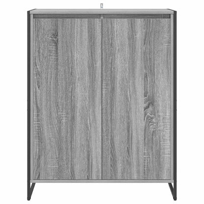 Mobile per scarpe con porta Grigio Sonoma 79 x 36 x 100 cm