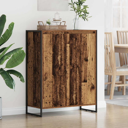 Mobile per scarpe con porta Legno vecchio 79 x 36 x 100 cm