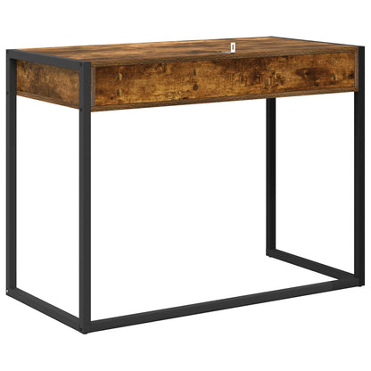 Scrivania Quercia Fumosa 100 x 50 x 75 cm Legno multistrato | homemem39