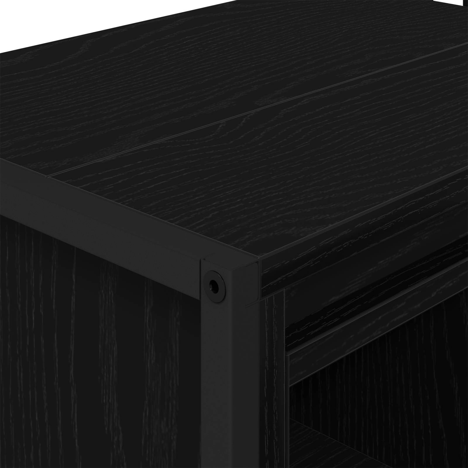 Mobile da Bagno Rovere Nero 90 x 30 x 60 cm Legno multistrato | homemem39