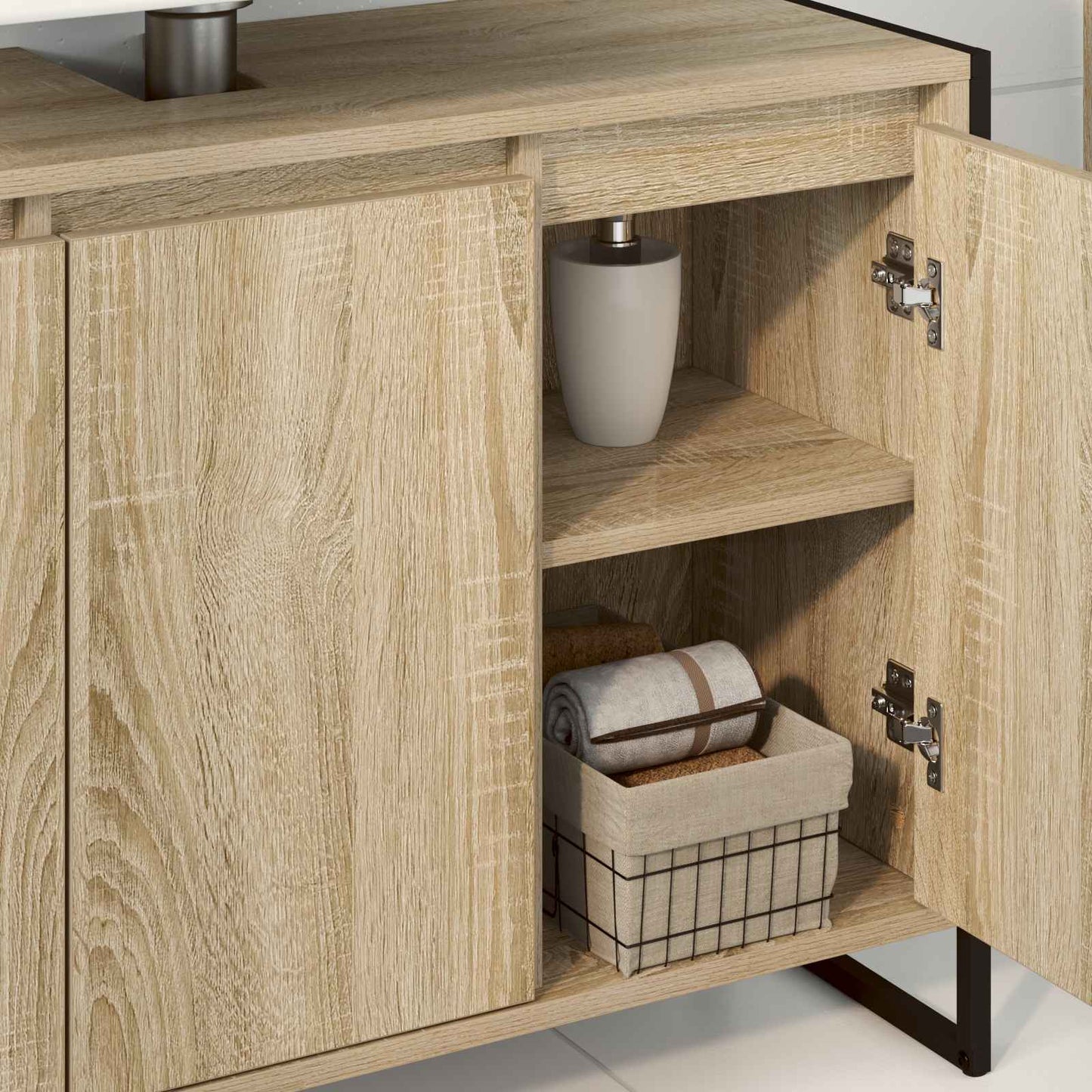 Mobile da Bagno Sonoma 90 x 30 x 60 cm Legno multistrato | homemem39