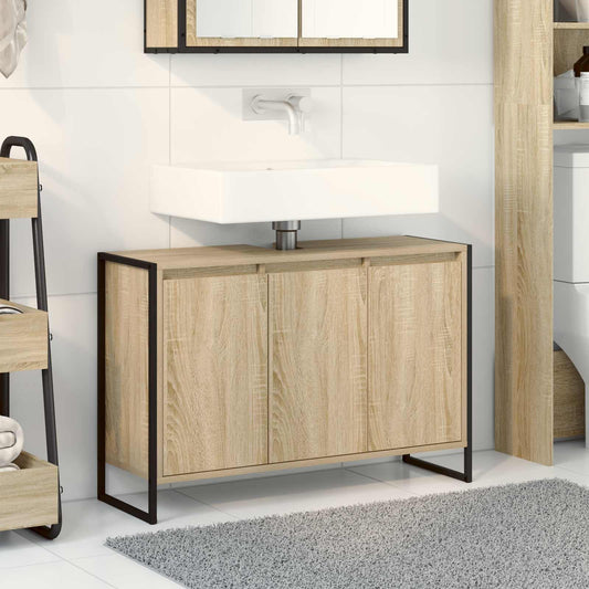 Mobile da Bagno Sonoma 90 x 30 x 60 cm Legno multistrato | homemem39