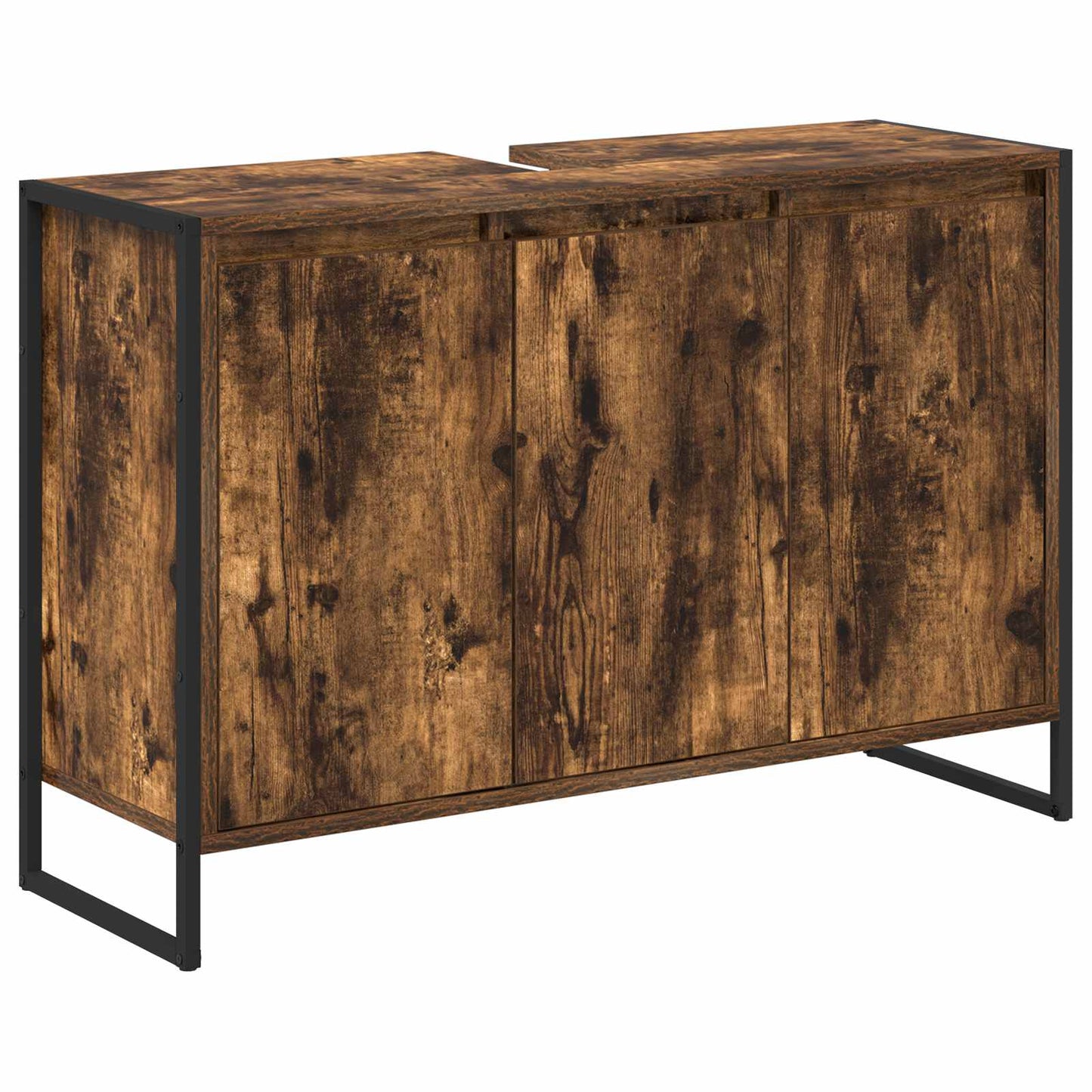 Mobile da Bagno con porta Quercia Fumosa 90 x 30 x 60 cm | homemem39
