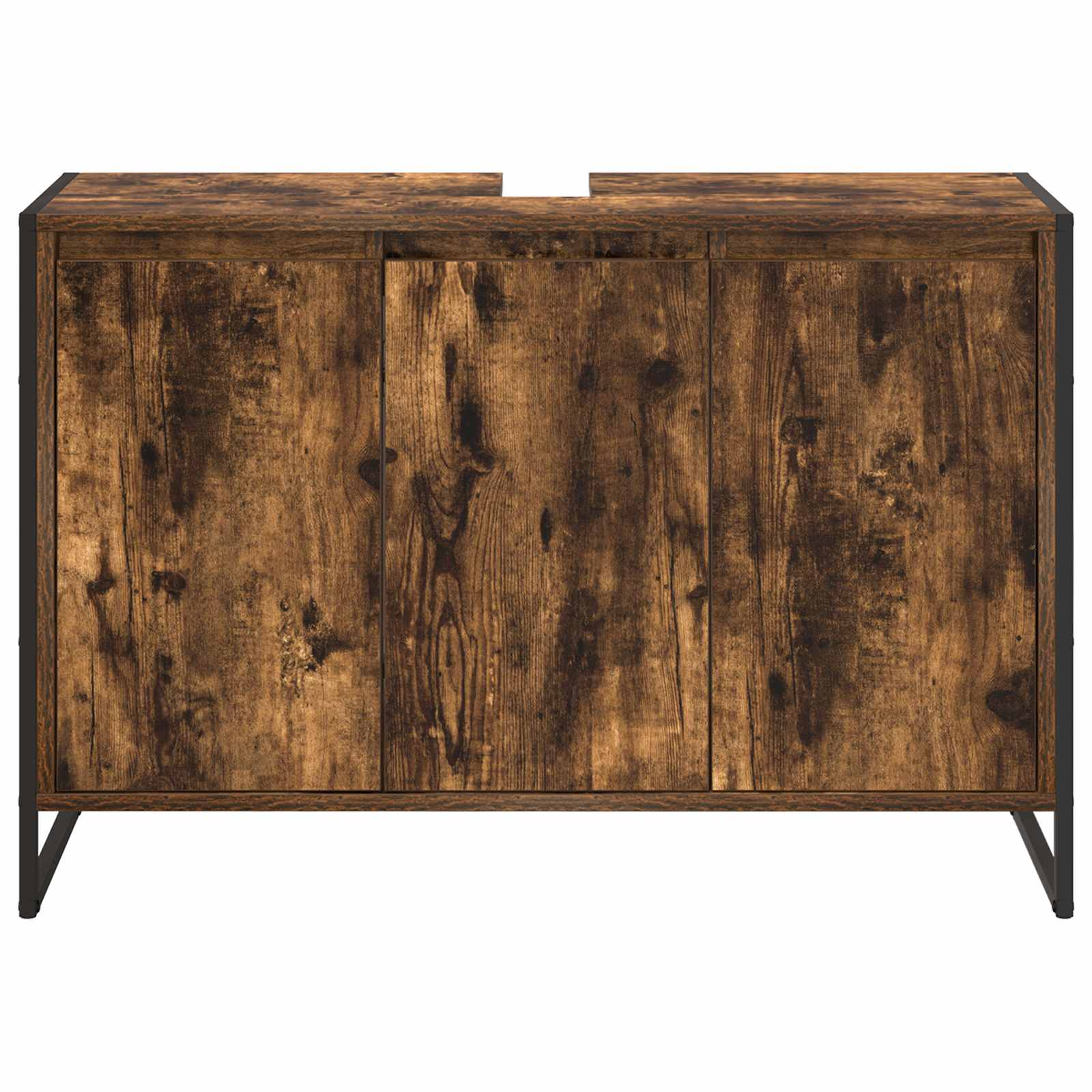 Mobile da Bagno con porta Quercia Fumosa 90 x 30 x 60 cm | homemem39