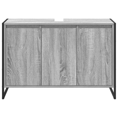 Mobile da Bagno Grigio Sonoma 90 x 30 x 60 cm Legno multistrato | homemem39
