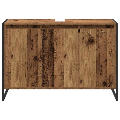 Mobile da Bagno Legno vecchio 90 x 30 x 60 cm Legno multistrato