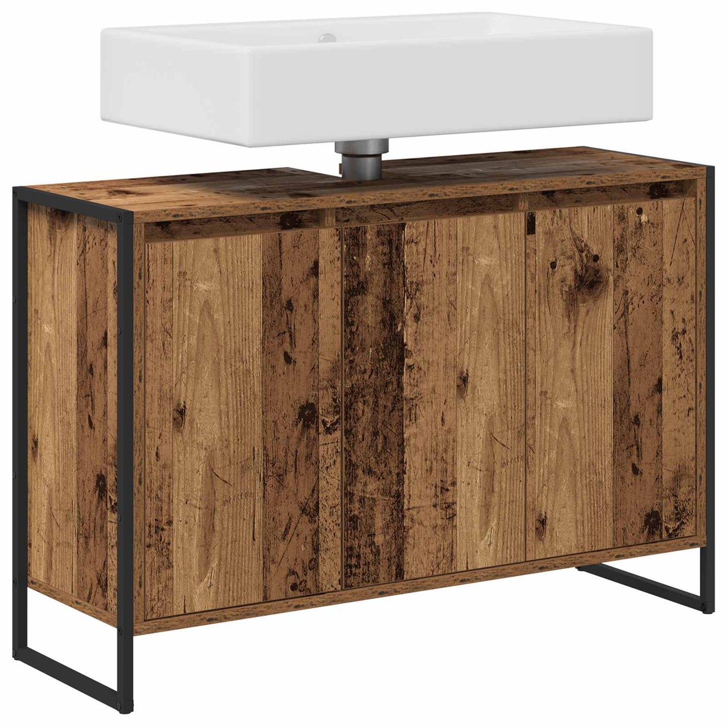 Mobile da Bagno Legno vecchio 90 x 30 x 60 cm Legno multistrato