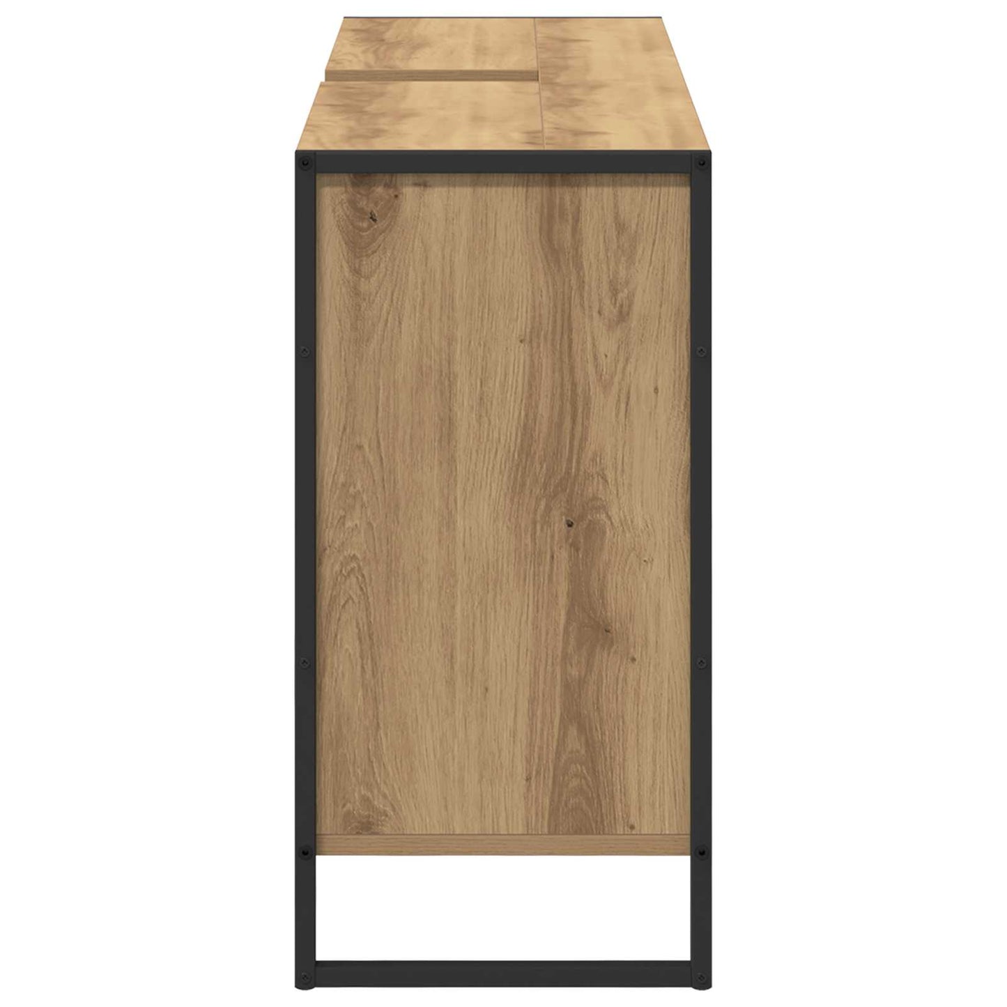 Mobile da Bagno con porta Rovere Artigianale 90 x 30 x 60 cm | homemem39