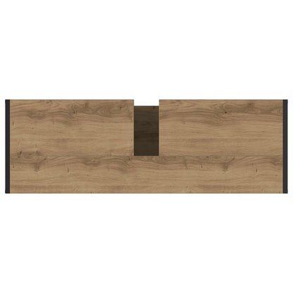 Mobile da Bagno con porta Rovere Artigianale 90 x 30 x 60 cm | homemem39