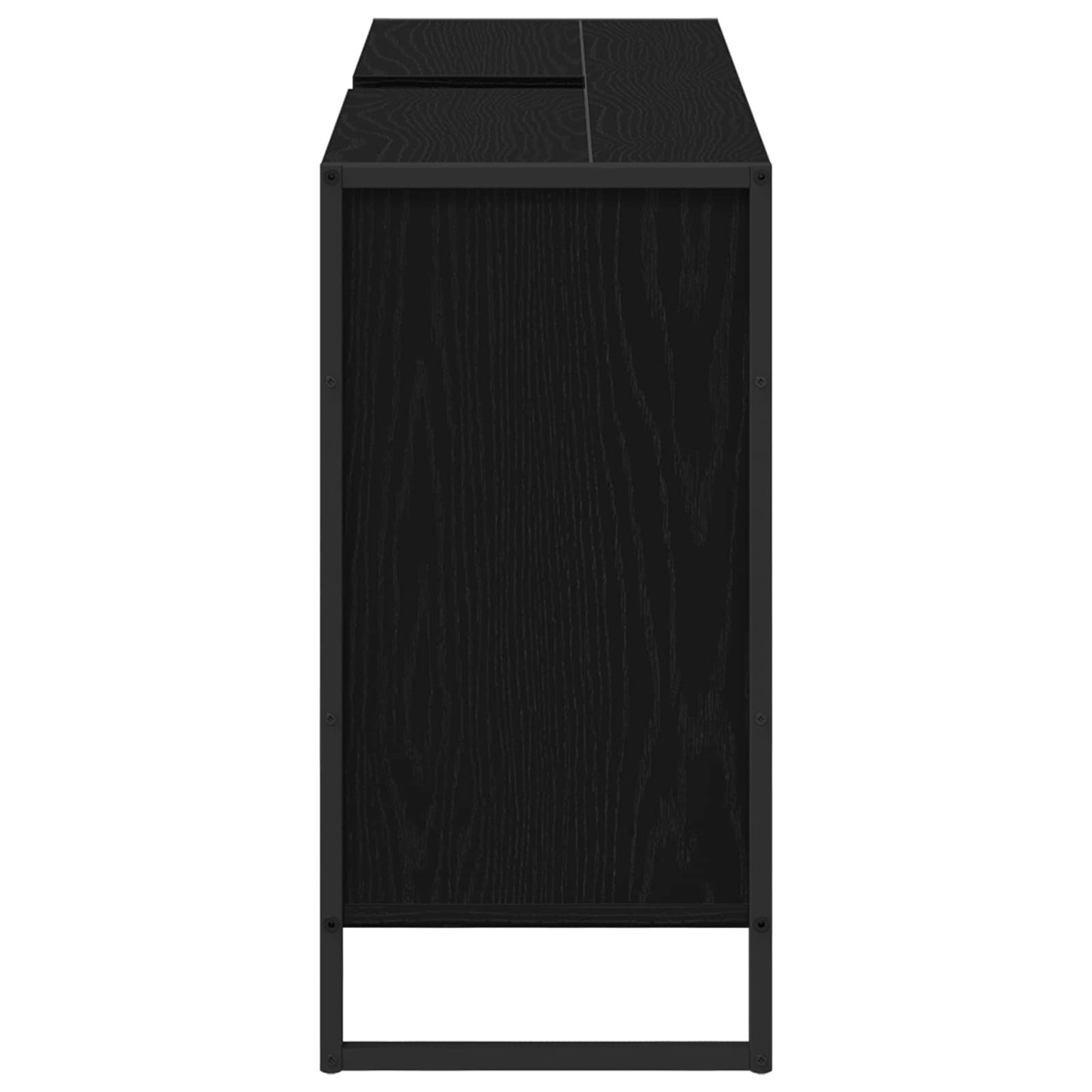 Mobile da Bagno Rovere Nero 60 x 30 x 60 cm Legno multistrato