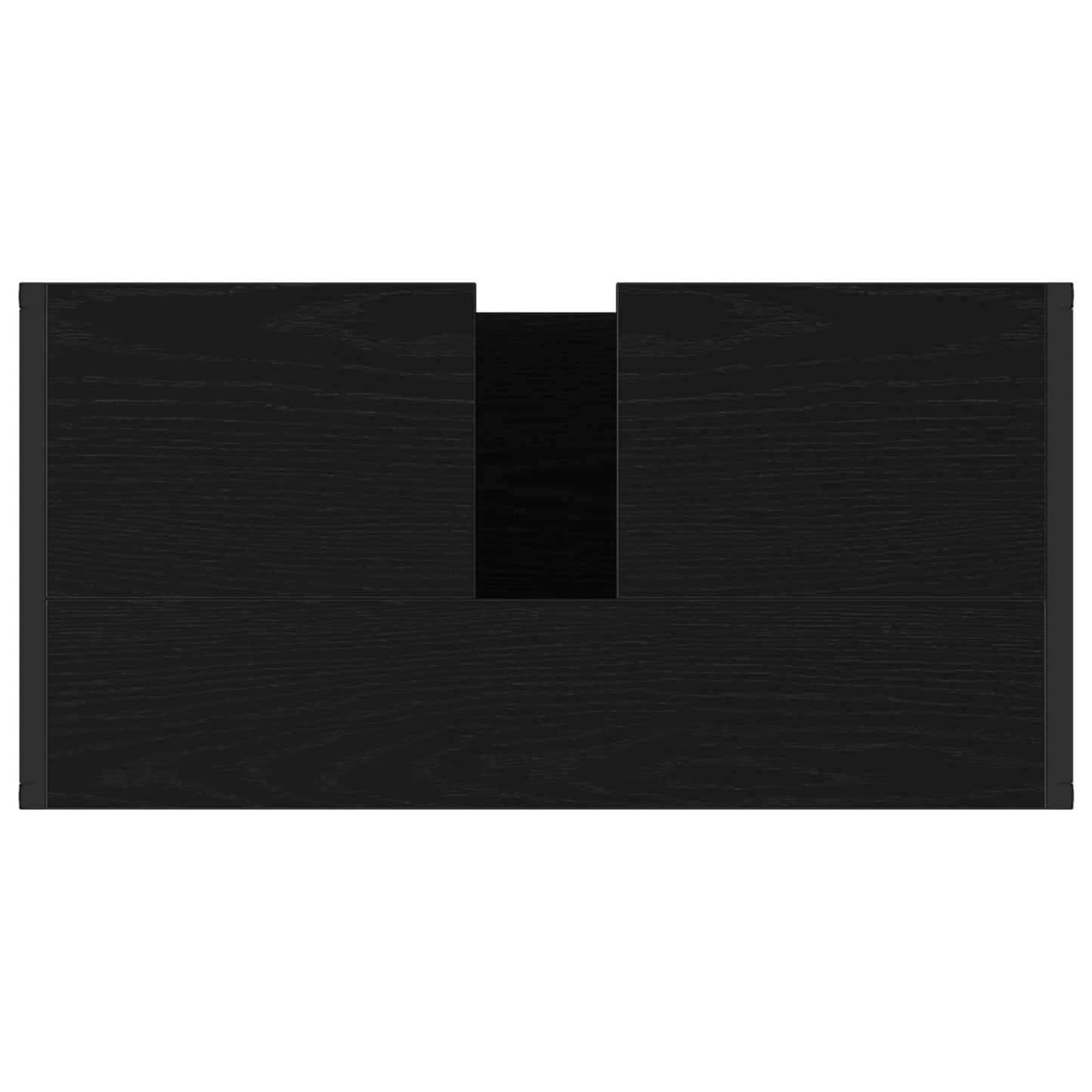 Mobile da Bagno Rovere Nero 60 x 30 x 60 cm Legno multistrato